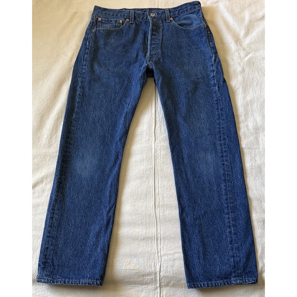 1996 Levi's 501xx-0000 Men's Denim Blue Jeans Vintage Button Fly 34x33*